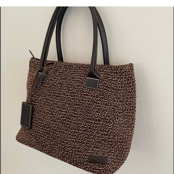 🆕 The Sak Elliot Lucca Brown Crochet Handbag - Picture 5 of 12